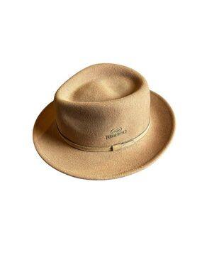Redhead 100% Wool Fedora with Leather Trim Size S